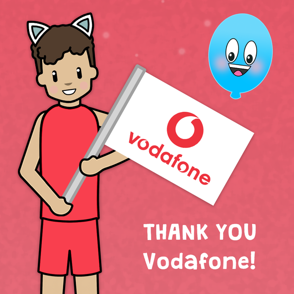 Vodafone & Pop'n'Olly Partnership