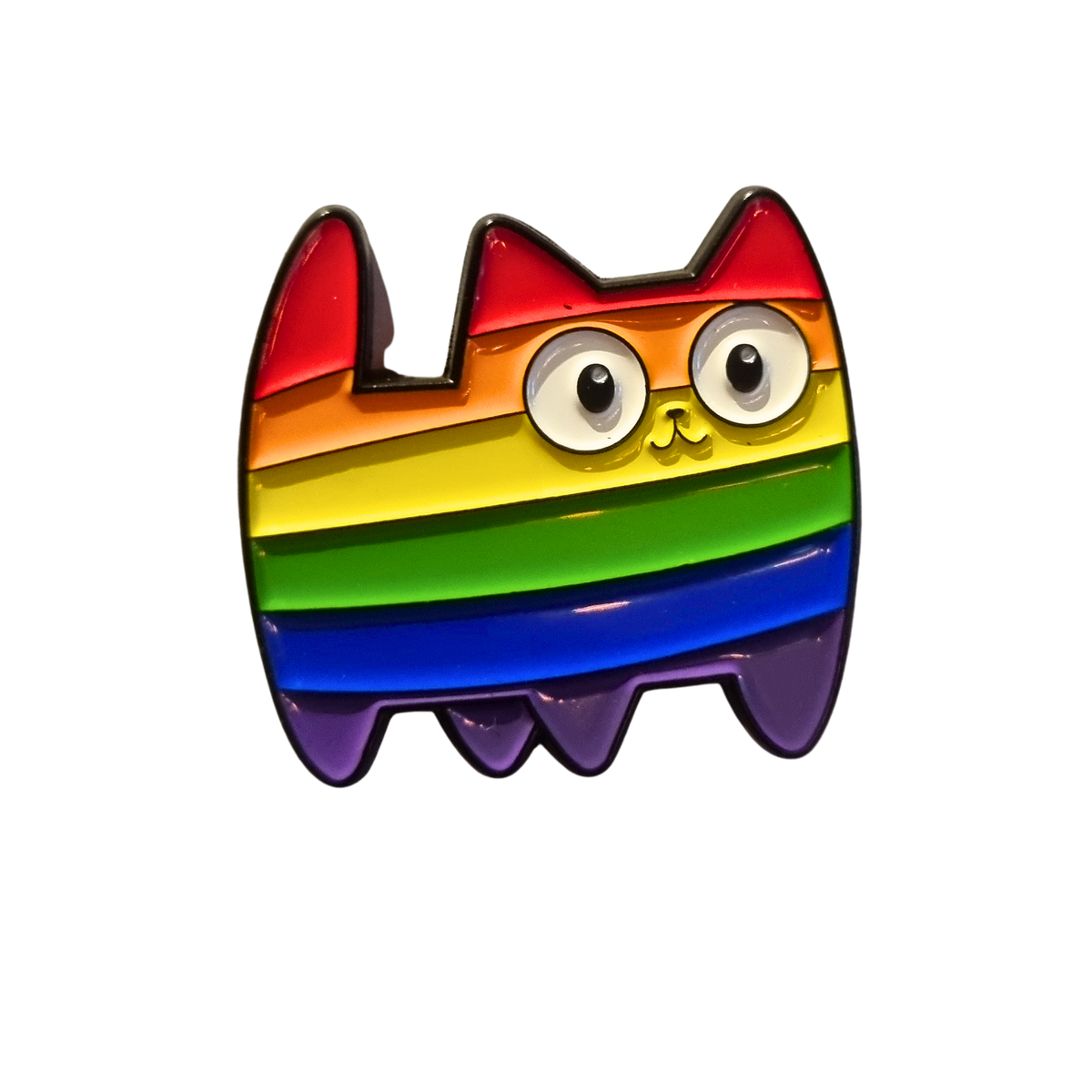 Rainbow Cat Enamel Pin