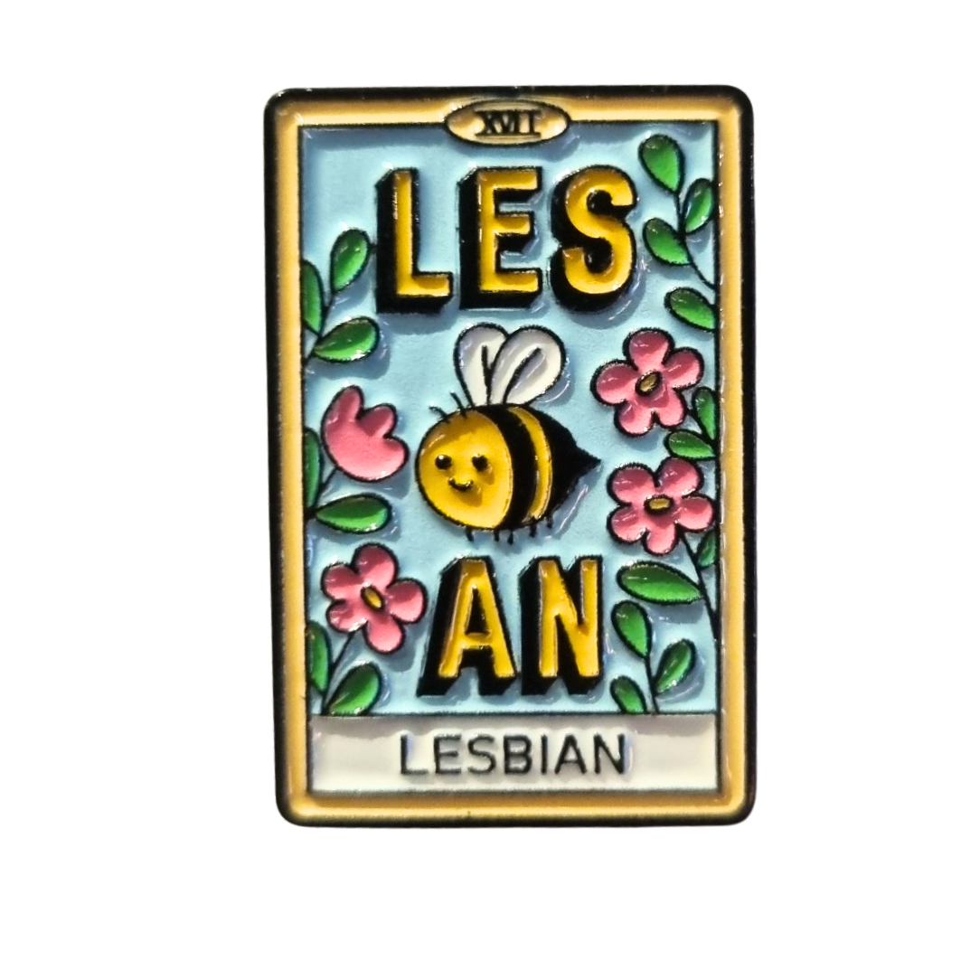 Tarot Les-BEE-an Enamel Pin