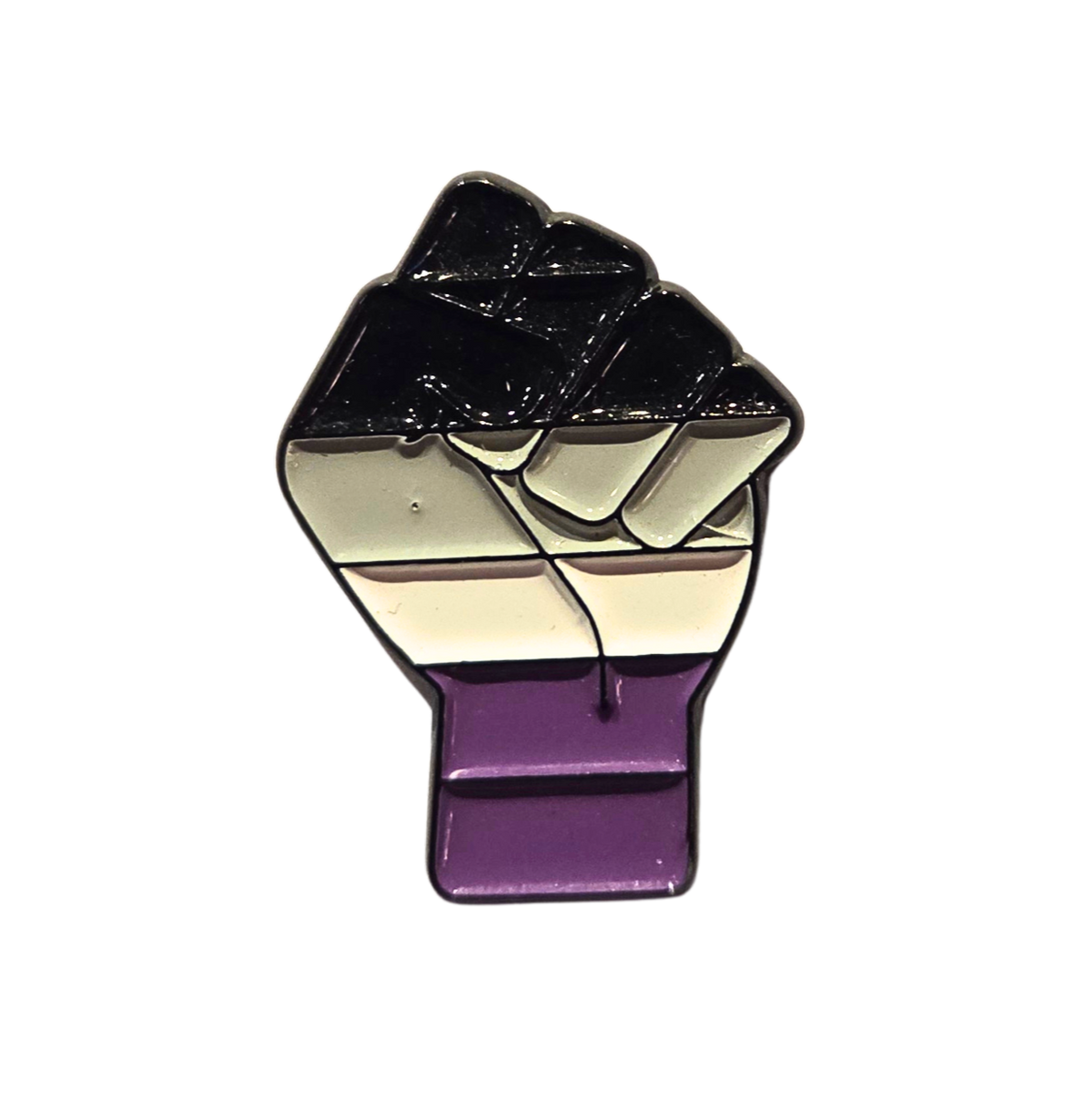 Asexual Power Enamel Pin