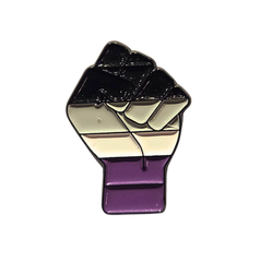 Asexual Power Enamel Pin