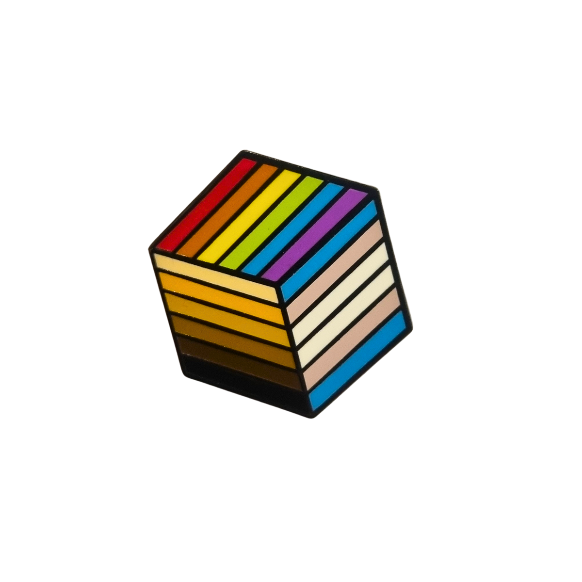 Queer Cube Enamel Pin