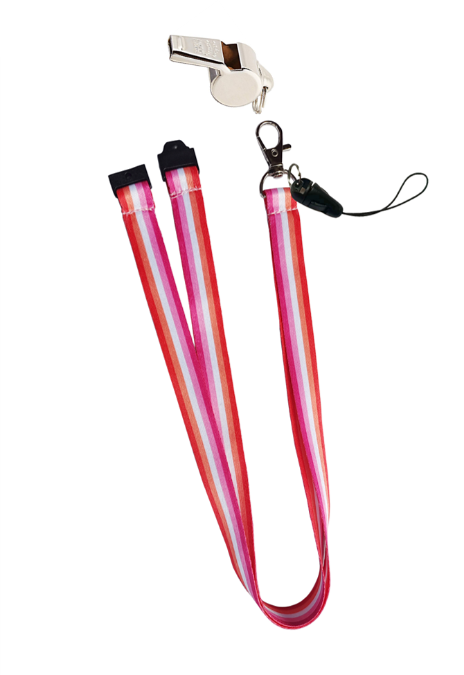 Lesbian Pride Flag Lanyard
