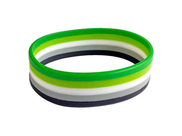 Aromatic Flag Pride Silicone Wrist Band