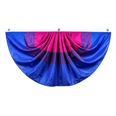 Bisexual Pride Flag Pleated Fan Bunting