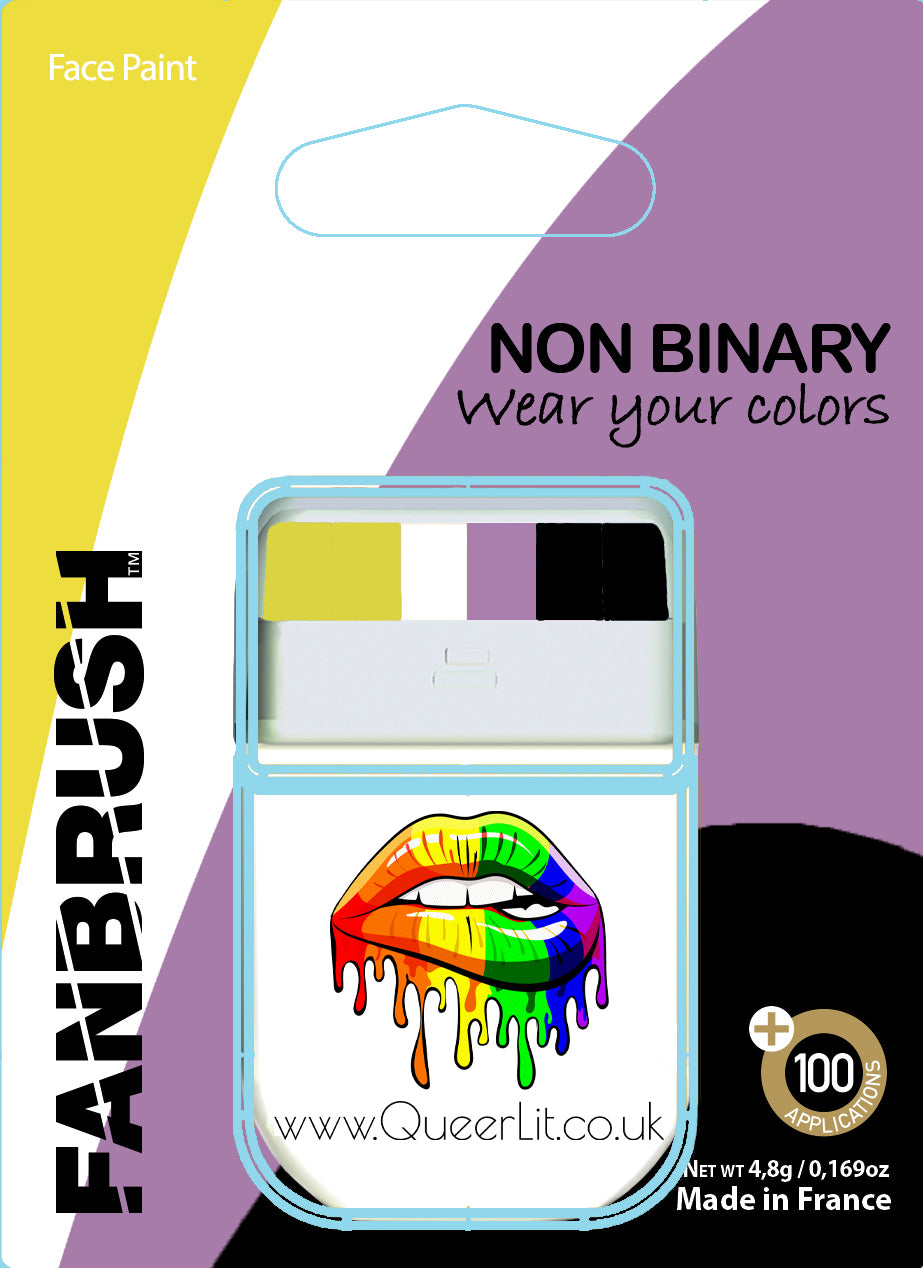 Non-Binary Flag Face Paint
