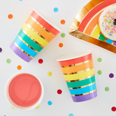LGBTQ+ Rainbow Party Paper Cups