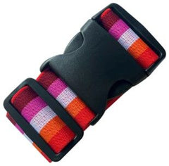 Lesbian Flag Luggage Strap