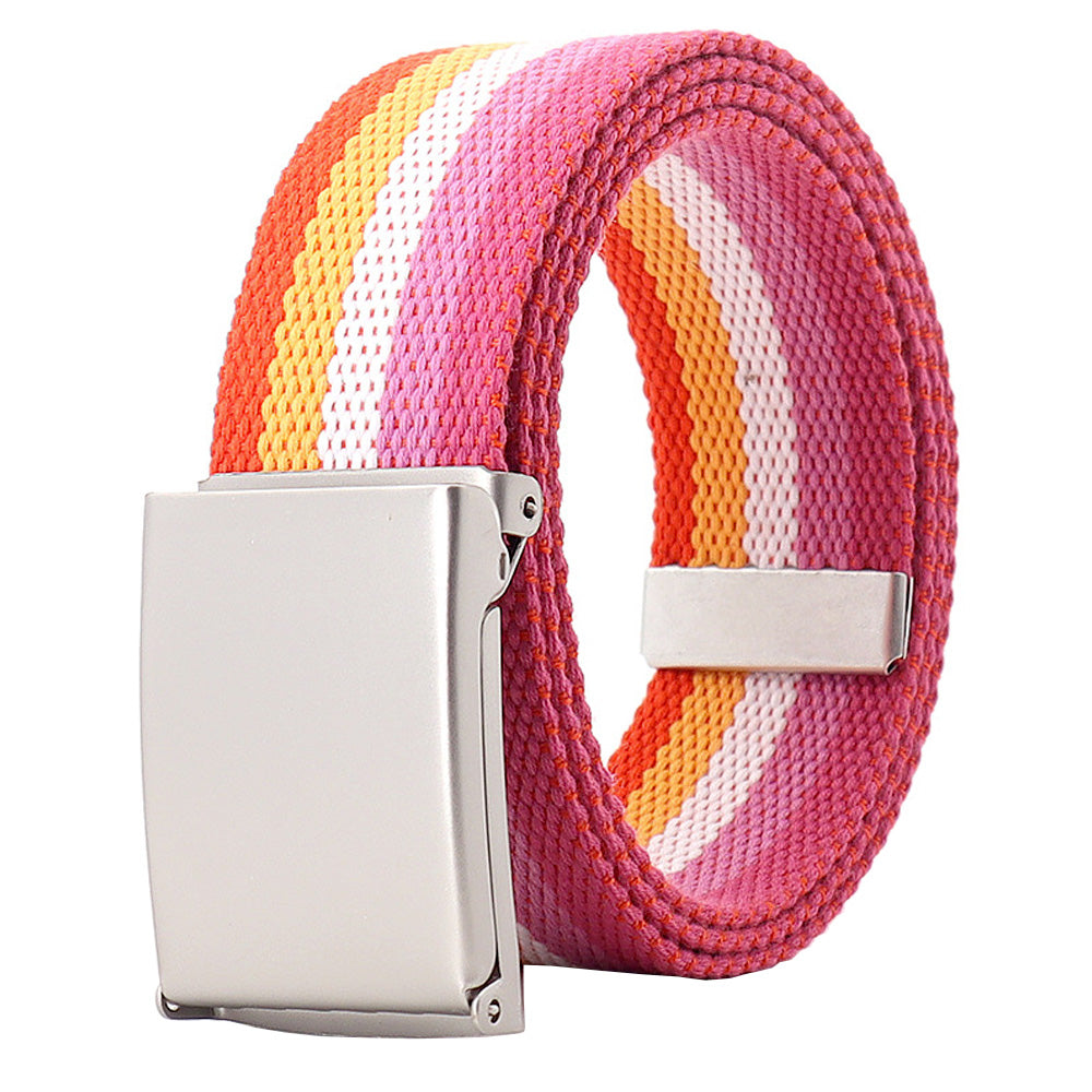 Lesbian Flag Canvas Belt