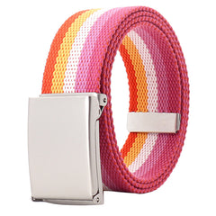 Lesbian Flag Canvas Belt